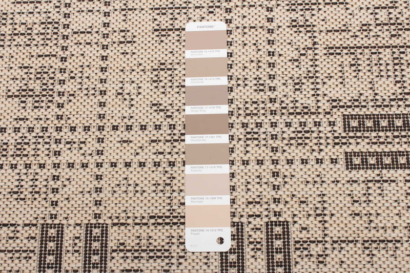 Carpette Joni brun clair - 4 pi 4 po x 6 pi 5 po