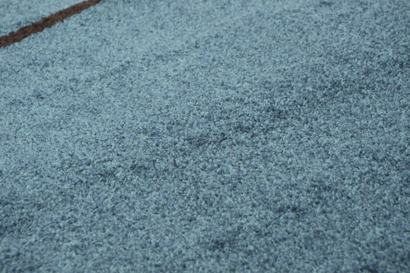 Carpette Carson bleu - 7 pi 10 pox 10 pi 2 po