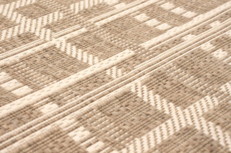 Carpette Sadie Burburry Taupe-Champagne - 5 pi 3 pox 7 pi 7 po