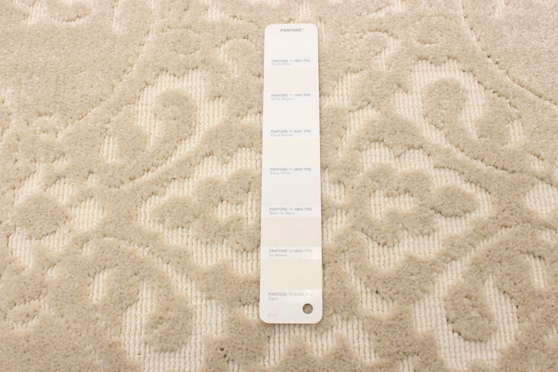 Carpette Caledonia ivoire 6 pi 7 po x 9 pi 6 po