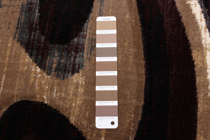 Carpette Allonah bleue - 5 pi 3 po x 7 pi 3 po