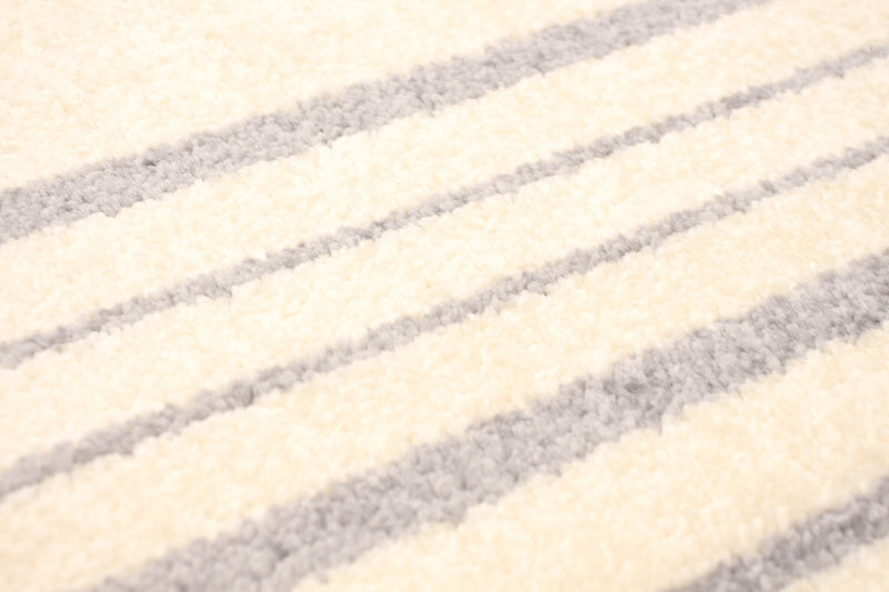 Carpette Faith crème-argent - 3 pi 11 pox 5 pi 7 po