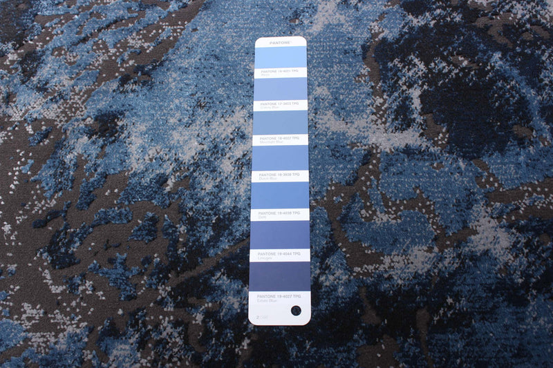 Carpette Marble bleue - 8 pi 0 po x 10 pi 0 po