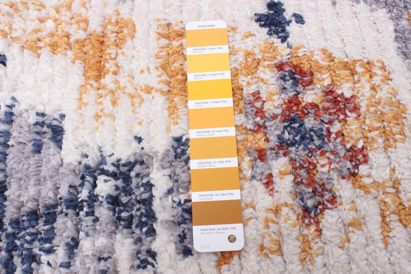 Carpette Paloma Quashqai blanche - 6 pi 7 po x 9 pi 6 po