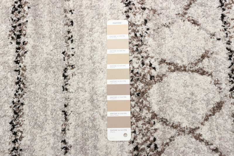  Carpette Vera Aztec ivoiregrise - 5 pi 2 po x 7 pi 5 po