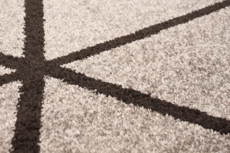 Carpette Anandi gris-brune - 3 pi 11 pox 5 pi 7 po