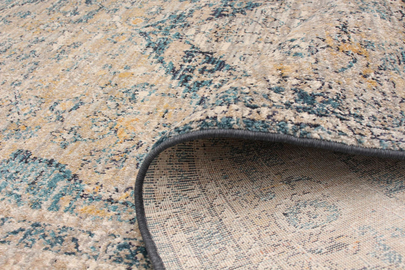 Carpette Bolivar Bijar bleu - 5 pi 0 pox 8 pi 0 po
