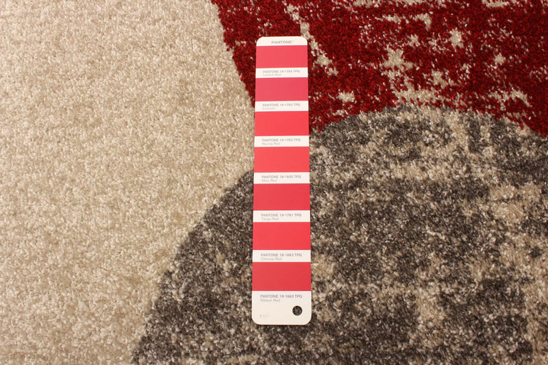 Carpette Ellegance ivoirerouge 3 pi 11 po x 5 pi 7 po