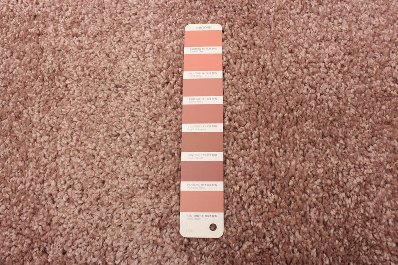 Carpette à poil long Lona rose 7 pi 10 po x 10 pi 0 po