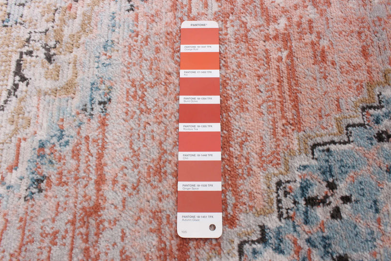 Carpette Zarita cuivrée 3 pi 11 po x 5 pi 11 po