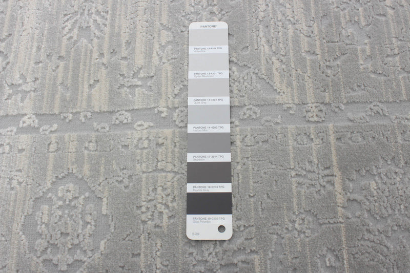 Carpette Shaleigh grise 6 pi 7 po x 9 pi 6 po