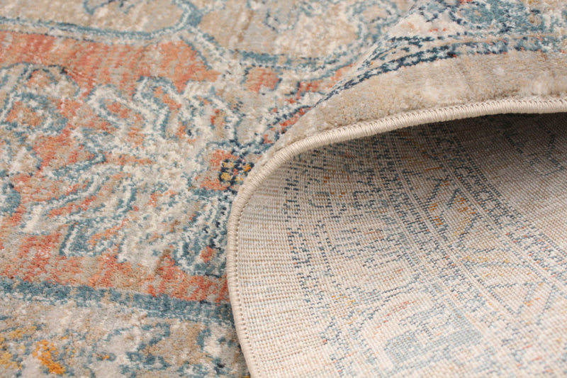 Carpette Baina Heriz beige - 5 pi 3 pox 6 pi 7 po