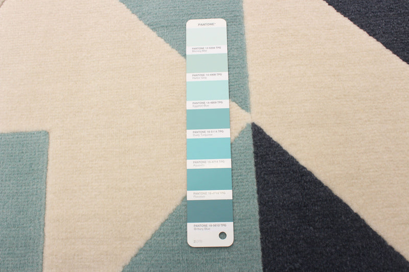 Carpette Nuria bleue 3 pi 11 po x 5 pi 7 po