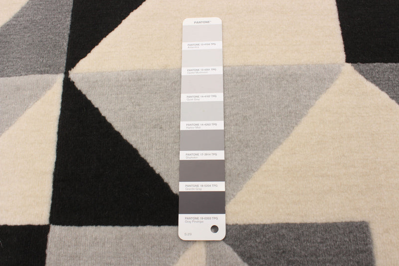 Carpette Nuria noire 2 pi 8 po x 4 pi 11 po