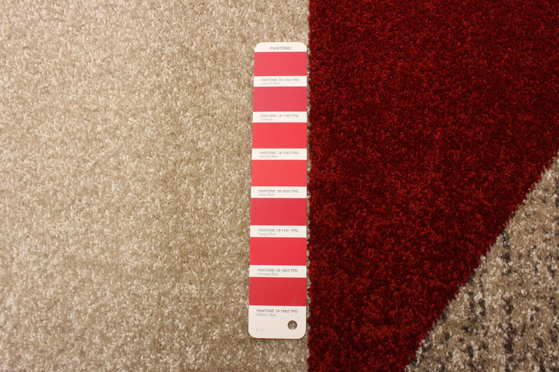 Carpette Hadley grisrouge 7 pi 10 po x 10 pi 2 po