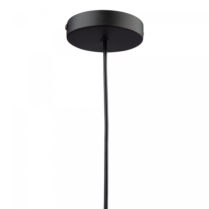 Luminaire suspendu Conic noir à 1 ampoule