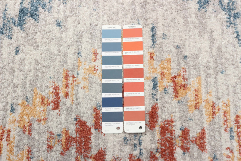  Carpette Vera Sun ivoirebleue - 2 pi 7 po x 8 pi 4 po