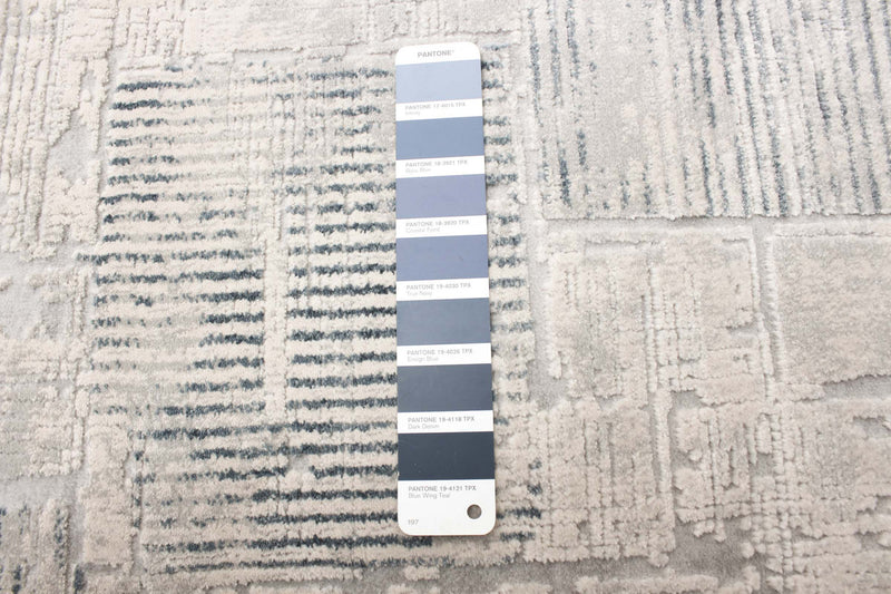 Carpette Piedad grise 6 pi 7 po x 9 pi 6 po