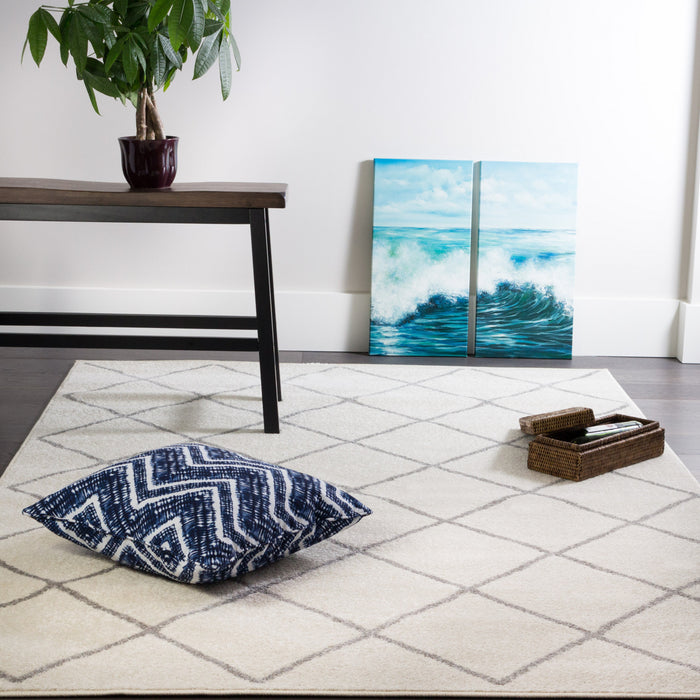 Carpette Lav Basics blanche 3 x 5