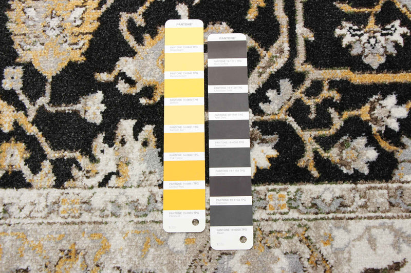 Carpette Legacy noire lavable à la machine - 6 pi 0 po x 9 pi 0 po