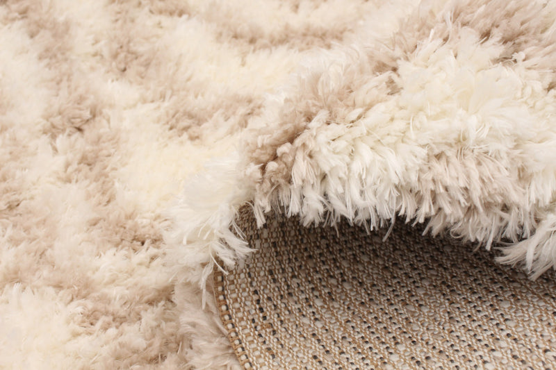 Carpette Agalia Abstract ivoire-beige - 6 pi 7 pox 9 pi 6 po