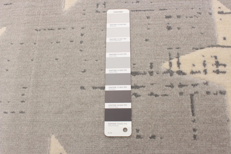 Carpette Ira gris clair 5 pi 3 po x 7 pi 7 po
