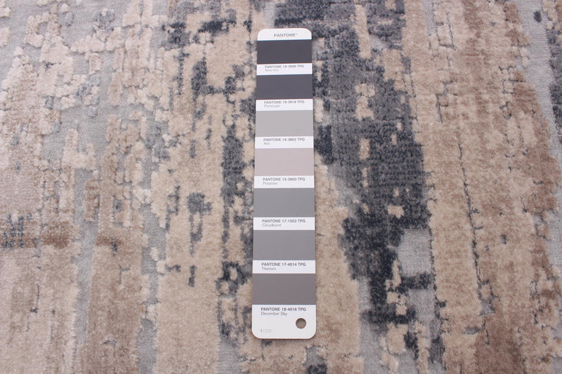 Carpette Hanifah grise 5 pi 3 po x 7 pi 3 po