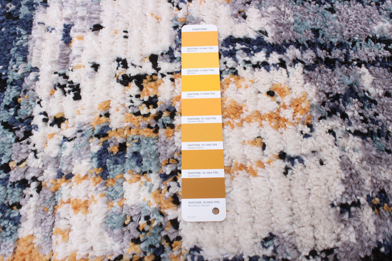 Carpette Paloma Marble bleue - 6 pi 7 po x 9 pi 6 po