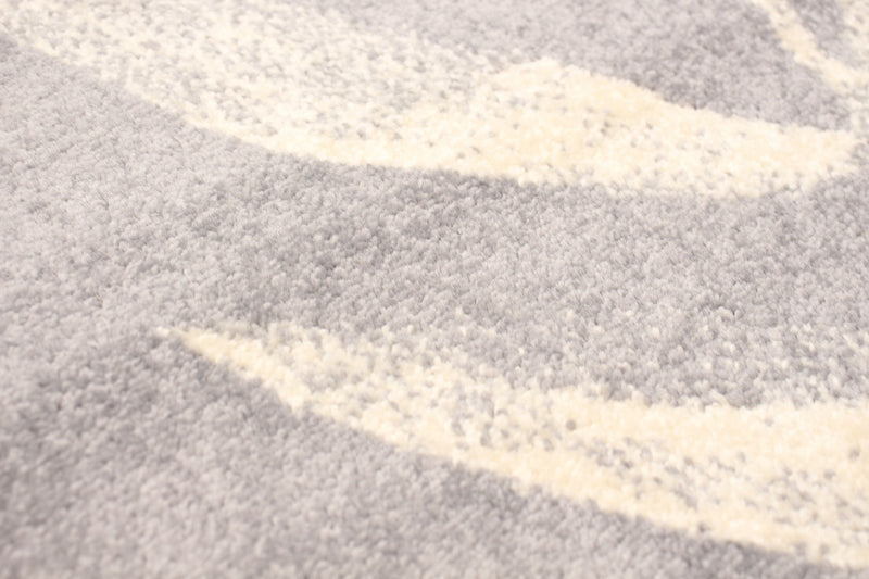 Carpette Palta argent-anthracite - 7 pi 10 pox 10 pi 2 po