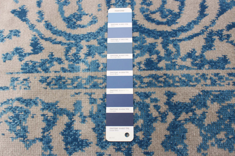 Carpette Corinne bleue 3 pi 11 po x 5 pi 7 po
