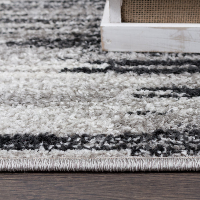 Carpette Lav Waves grise 4 x 6