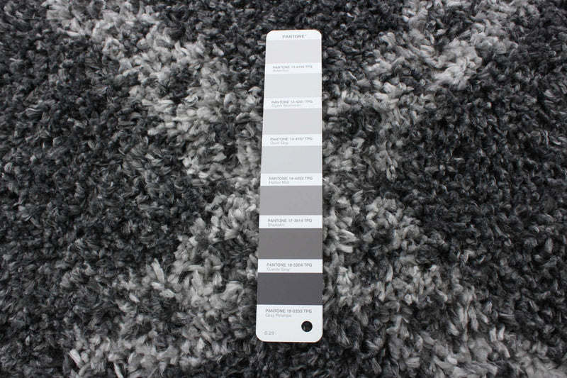 Carpette à poil long Helma Stark gris foncé 8 pi 0 po x 10 pi 0 po