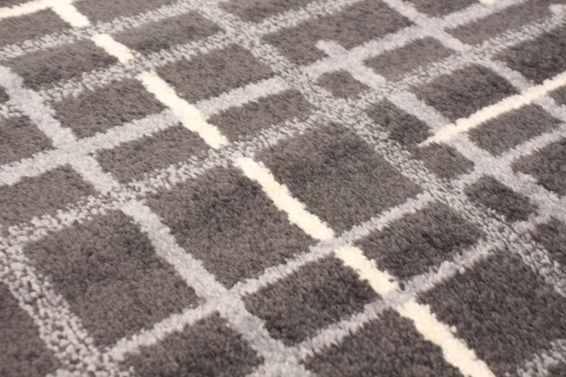 Carpette Taite anthracite - 7 pi 10 pox 10 pi 2 po