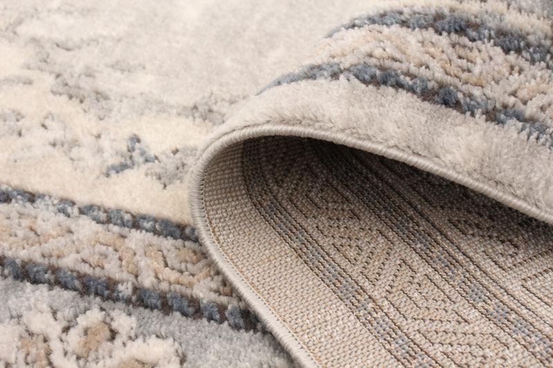 Carpette Octavian Bijar ivoire - 5 pi 3 pox 7 pi 3 po