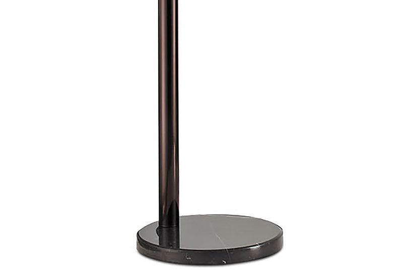 Lampe à pied arquée de style paon de 88 po bronze antique à 5 ampoules