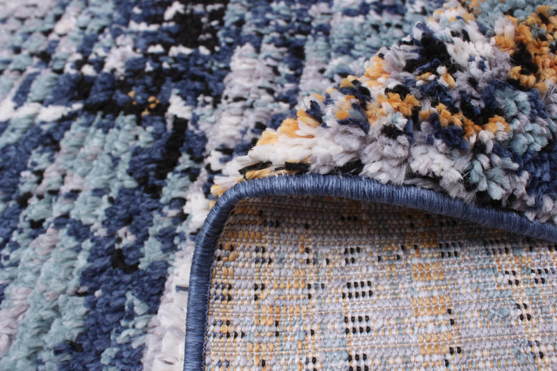 Carpette Paloma Marble bleue - 6 pi 7 po x 9 pi 6 po