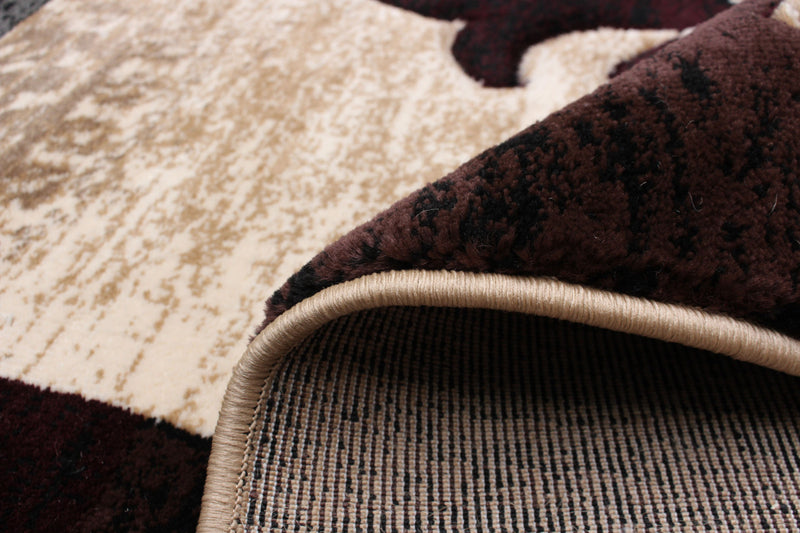 Carpette Neda bourgogne - 3 pi 11 po x 5 pi 7 po