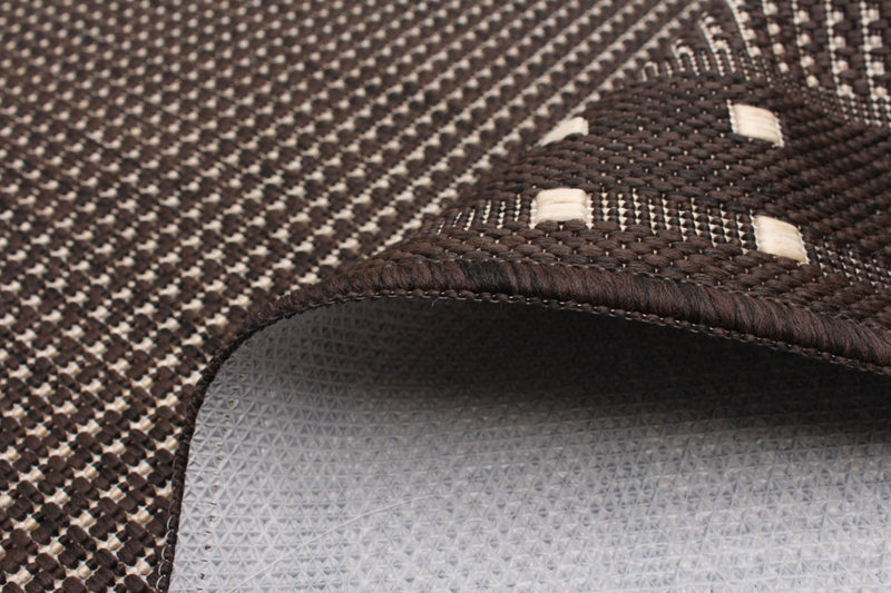 Carpette Clementine chocolat - 2 pi 2 po x 6 pi 7 po