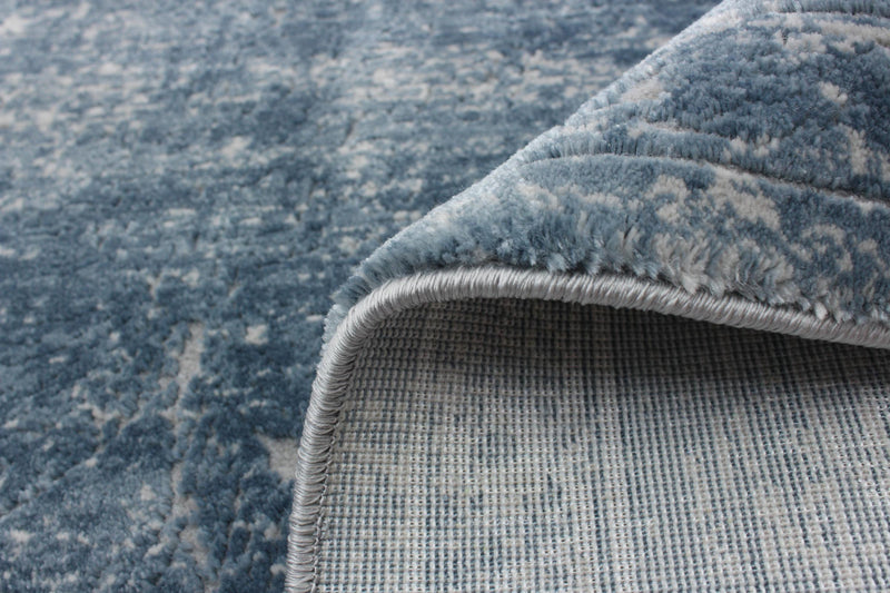 Carpette Dayna bleue 6 pi 7 po x 9 pi 6 po