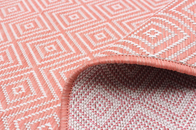 Carpette Neisha Diamond corail 5 pi 3 po x 7 pi 3 po