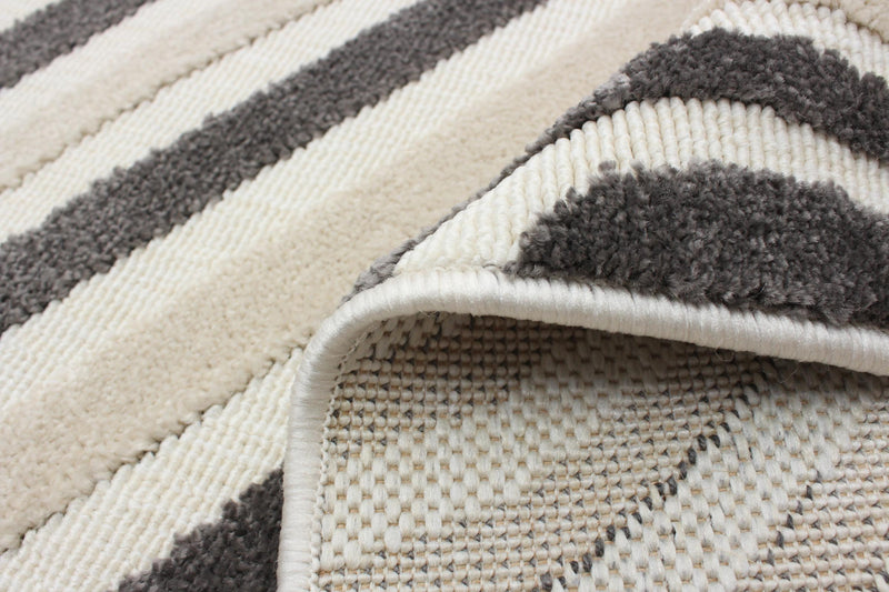 Carpette Nikkos taupe 2 pi 8 po x 4 pi 11 po