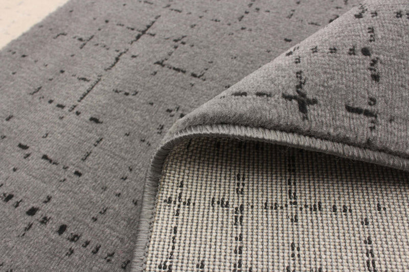 Carpette Theano noire 5 pi 3 po x 7 pi 7 po