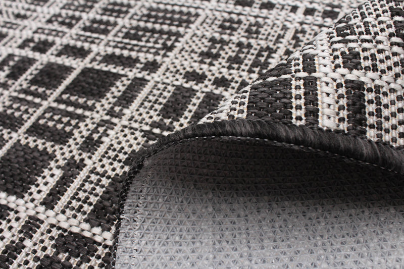 Carpette Panthea noire - 2 pi 2 po x 3 pi 11 po