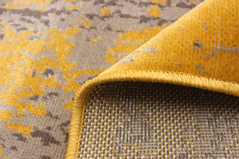 Carpette Mariam jaune 6 pi 7 po x 9 pi 6 po