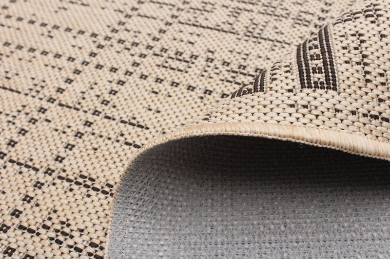 Carpette Joni brun clair - 4 pi 4 po x 6 pi 5 po