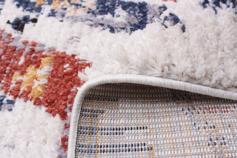 Carpette Paloma Quashqai blanche - 5 pi 3 po x 7 pi 3 po