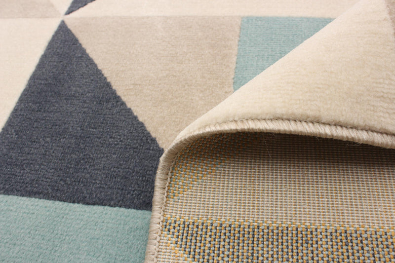 Carpette Nuria bleue 3 pi 11 po x 5 pi 7 po