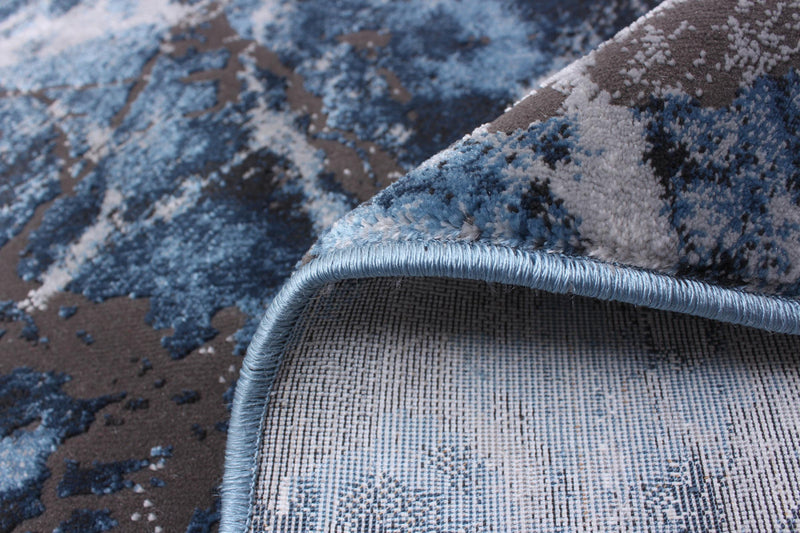 Carpette Marble bleue - 8 pi 0 po x 10 pi 0 po