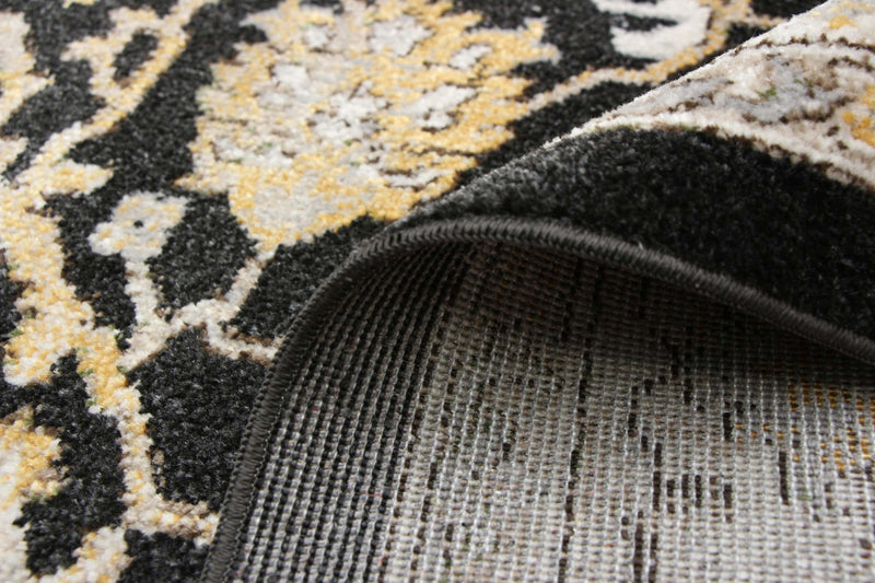 Carpette Legacy noire lavable à la machine - 3 pi 0 po x 5 pi 0 po