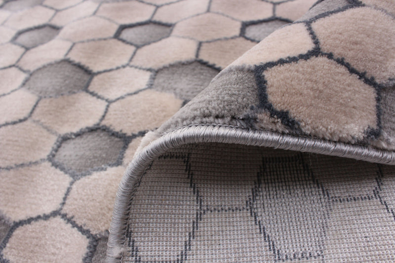 Carpette Ranger taupe/grise 5 pi 3 po x 7 pi 3 po